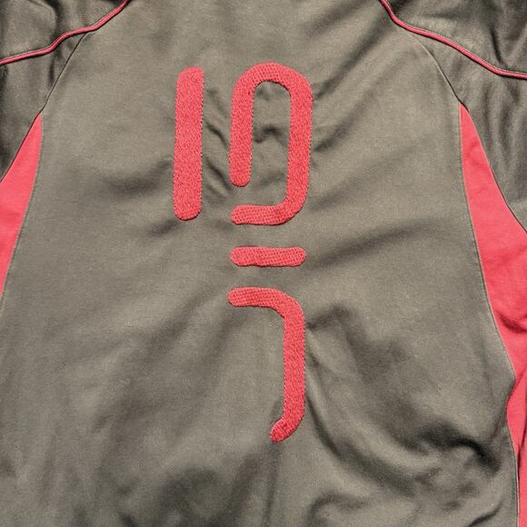 Vintage Nike Air Max 360 Full Zip Track Jacket Mens XL Brown/Crimson Red - Picture 7 of 11